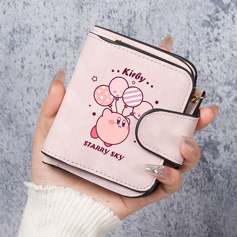 Card Top Loader - Kirbys Short Wallet Women Folding Wallets