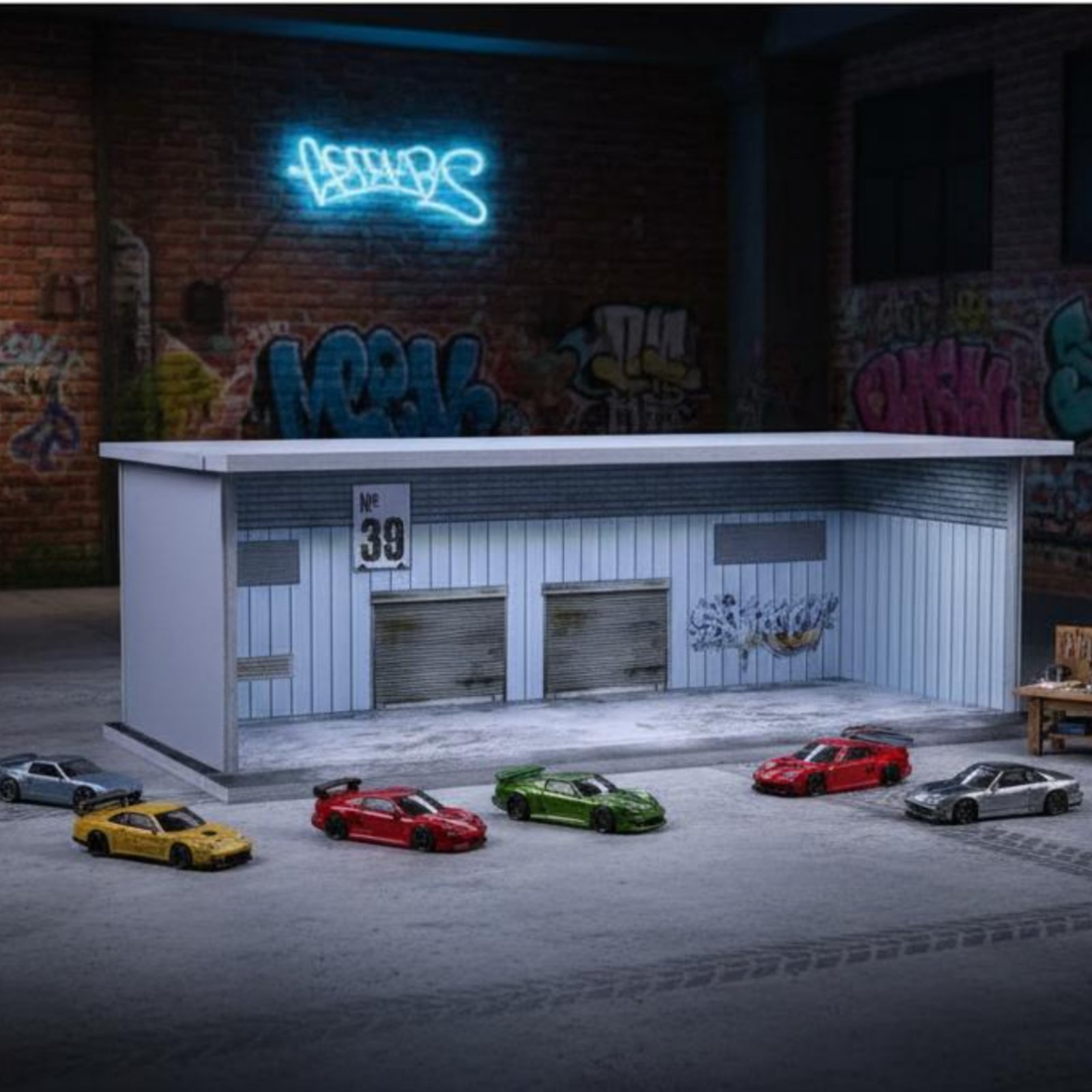 Display Case Acrylic - Graffiti Parking Garage Display Gift Idea