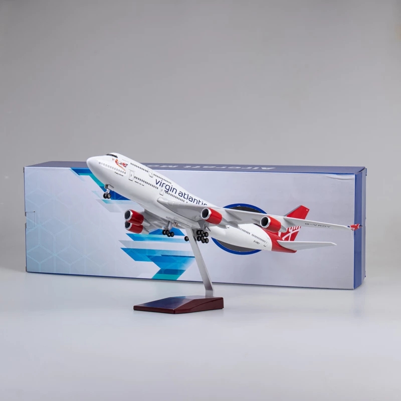 47cm Virgin Atlantic B747 Airp - Model Airplane Plastic review and price