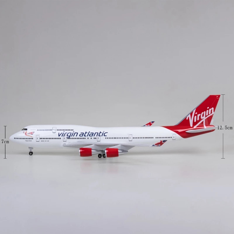 47cm Virgin Atlantic B747 Airp - Model Airplane Plastic review and price