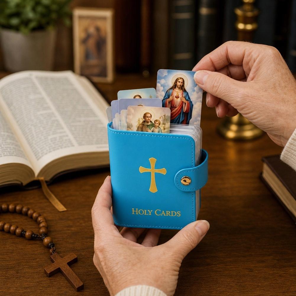 Leather Card Holder With Snap  - Card Top Loader review and price