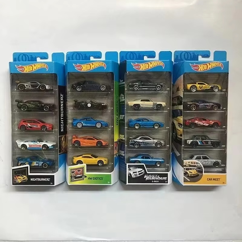 Hot Wheels Five Cars Set 1806  - Hot Wheels Car Track Sets review and price